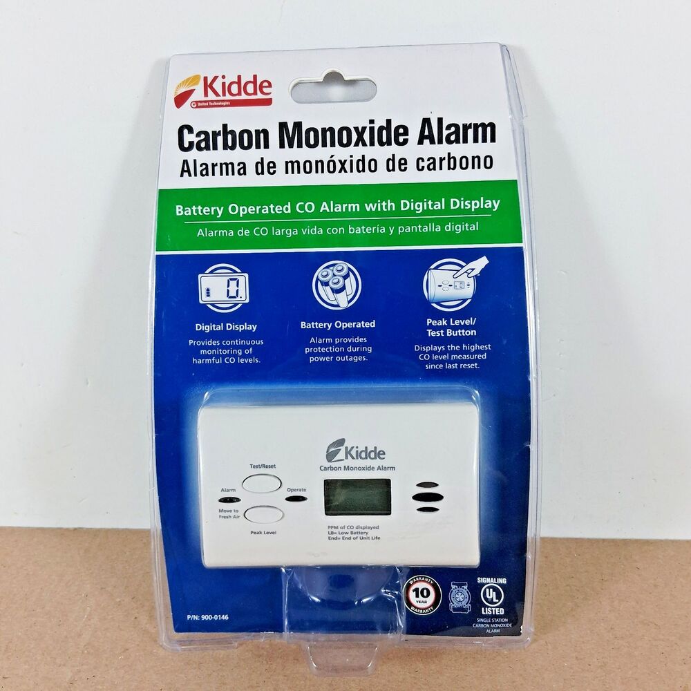 Kidde Carbon Monoxide Alarm with Digital Display KN-COPP-B-LPM | 900-0146-LP